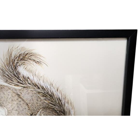 Gene Gray Signed Eastern Gray Squirrel Print 1st Ed Framed 1988 Wildlife Art - Picture 6 of 7